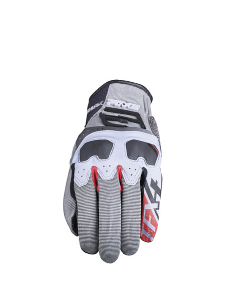 Gants moto Adventure Five TFX4 - Gris Rouge
