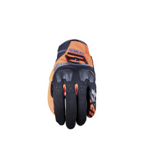 Gants moto Adventure Five TFX4 - Noir Orange Fluo