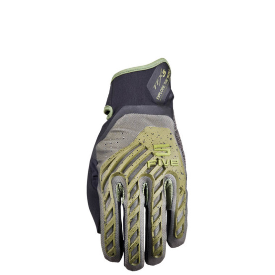 Gants moto Adventure Five TFX5 - Noir Kaki