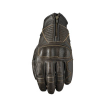 Gants moto Custom Five Kansas - Marron