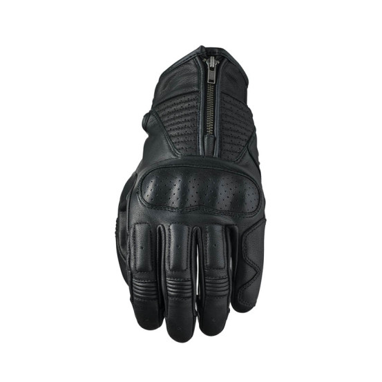 Gants moto Custom Five Kansas - Noir