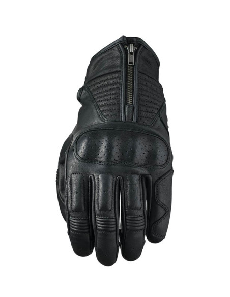 Gants moto Custom Five Kansas - Noir
