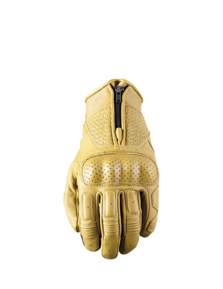 Gants moto Custom Five Kansas - Or