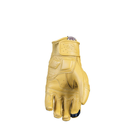 Gants moto Custom Five Kansas - Or