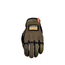 Gants moto Custom Five Scrambler - Kaki Noir