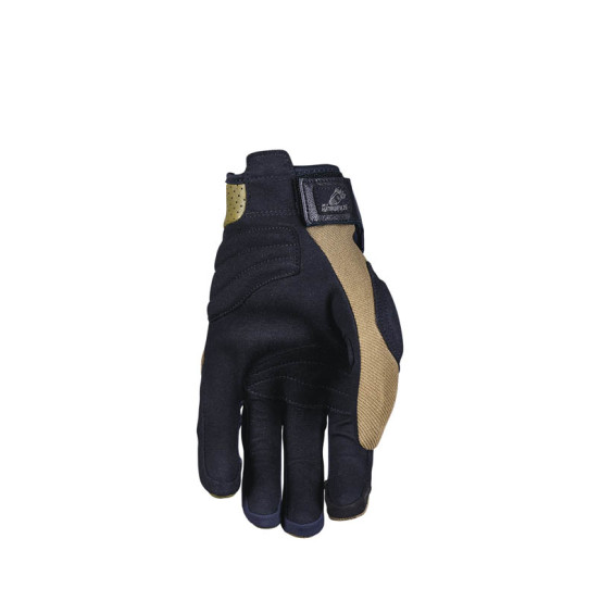 Gants moto Custom Five Scrambler - Kaki Noir