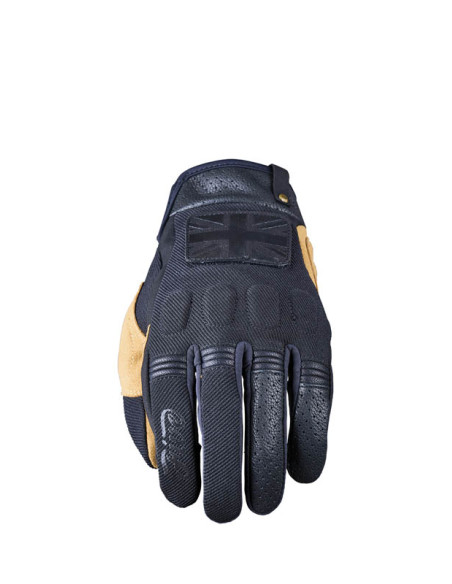 Gants moto Custom Five Scrambler - Noir Tan