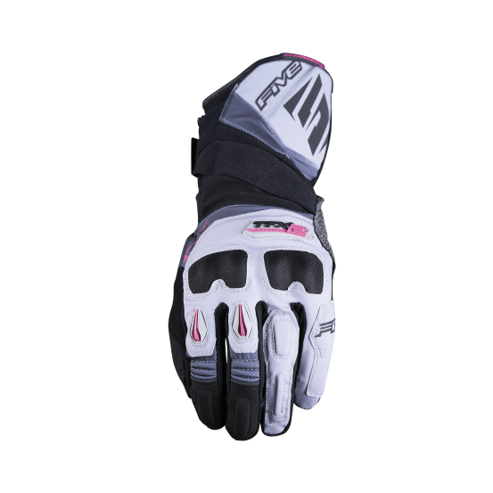 Gants moto femme Adventure Five TFX2 WP - Gris Rose