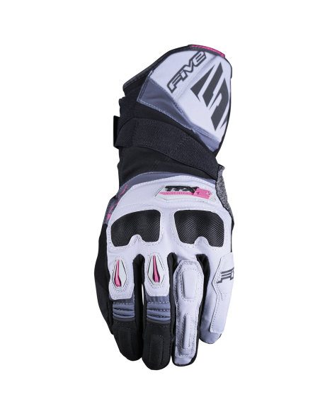 Gants moto femme Adventure Five TFX2 WP - Gris Rose
