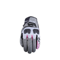 Gants moto femme Adventure Five TFX4 - Gris Rose
