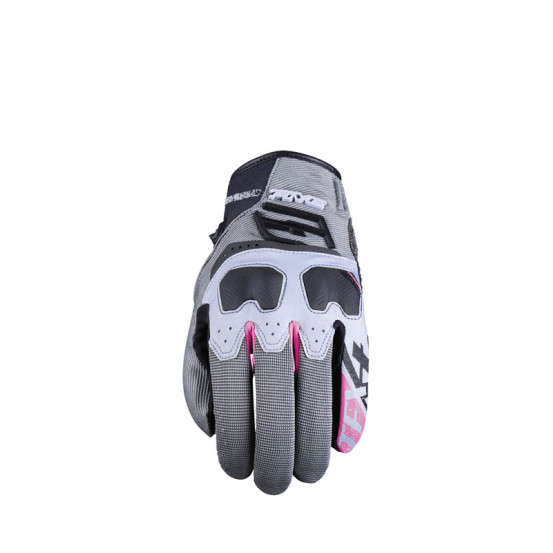 Gants moto femme Adventure Five TFX4 - Gris Rose