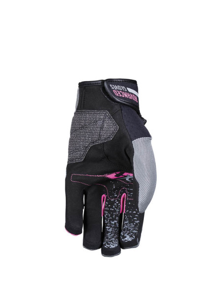 Gants moto femme Adventure Five TFX4 - Gris Rose