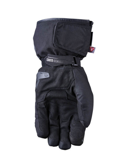 Gants moto femme Chauffants Five HG3 Evo WP - Noir