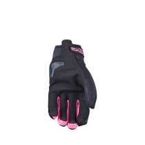 Gants moto femme Five Globe Evo - Noir Rose Fluo 2