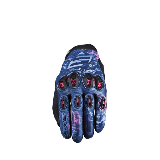 Gants moto femme Five Stunt Evo 2 - Rose Flowers