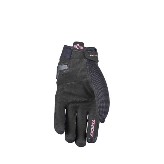 Gants moto femme Five Tricks - Noir Rose Fluo