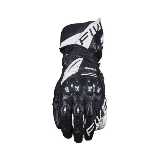 Gants moto femme Racing Five RFX1 Evo - Noir Blanc
