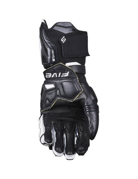 Gants moto femme Racing Five RFX1 Evo - Noir Blanc