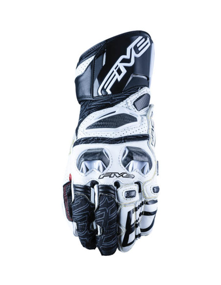 Gants moto Racing Performance Five RFX RACE - Blanc Noir