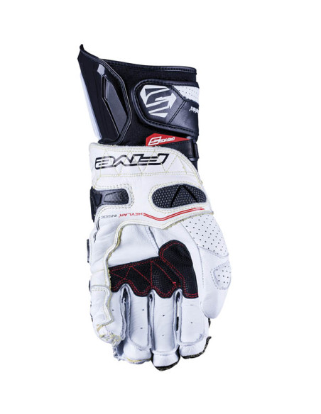 Gants moto Racing Performance Five RFX RACE - Blanc Noir