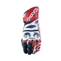 Gants moto Racing Performance Five RFX RACE - Blanc Rouge