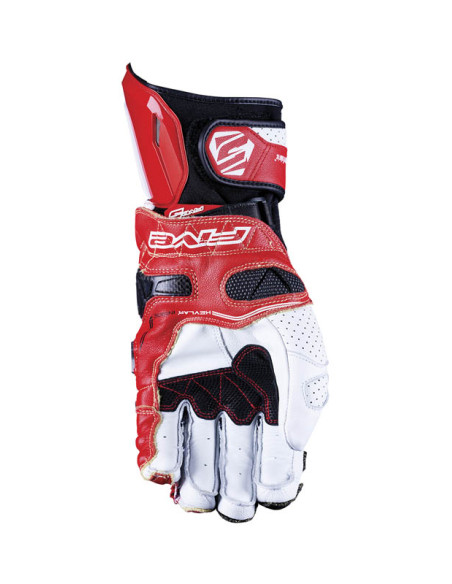 Gants moto Racing Performance Five RFX RACE - Blanc Rouge
