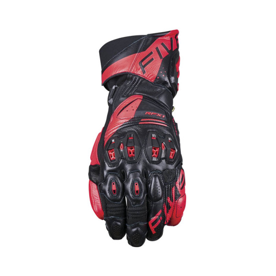 Gants moto Racing Performance Five RFX1 Evo - Noir Rouge Fluo