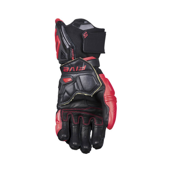 Gants moto Racing Performance Five RFX1 Evo - Noir Rouge Fluo