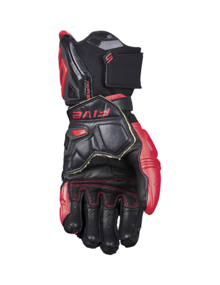 Gants moto Racing Performance Five RFX1 Evo - Noir Rouge Fluo
