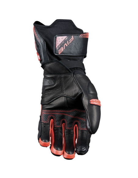 Gants moto Racing Performance Five RFX3 Evo - Noir Rouge Fluo
