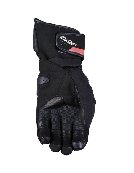 Gants moto Racing Waterproof Five RFX4 Evo WP - Noir Rouge Fluo
