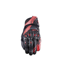 Gants moto Route Performance Five SF1 Evo - Noir Rouge Fluo