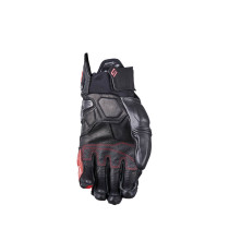 Gants moto Route Performance Five SF1 Evo - Noir Rouge Fluo 2
