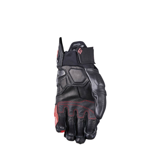 Gants moto Route Performance Five SF1 Evo - Noir Rouge Fluo