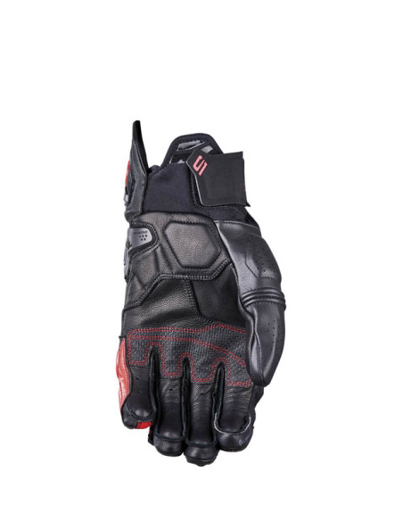 Gants moto Route Performance Five SF1 Evo - Noir Rouge Fluo
