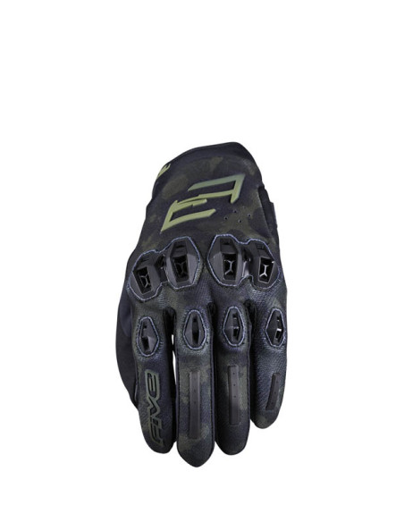 Gants moto Route Performance Five Stunt Evo 2 - Camo Kaki