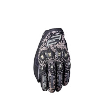 Gants moto Route Performance Five Stunt Evo 2 - Noir Graffiti Glow