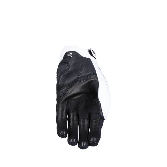 Gants moto Route Performance Five Stunt Evo 2 Cuir - Blanc