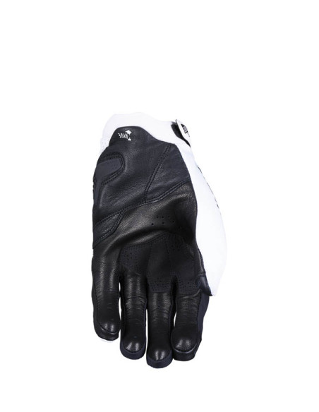 Gants moto Route Performance Five Stunt Evo 2 Cuir - Blanc