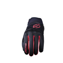 Gants moto Route Sport Five Globe Evo - Noir Rouge