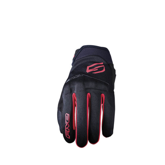 Gants moto Route Sport Five Globe Evo - Noir Rouge
