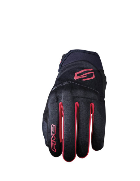 Gants moto Route Sport Five Globe Evo - Noir Rouge