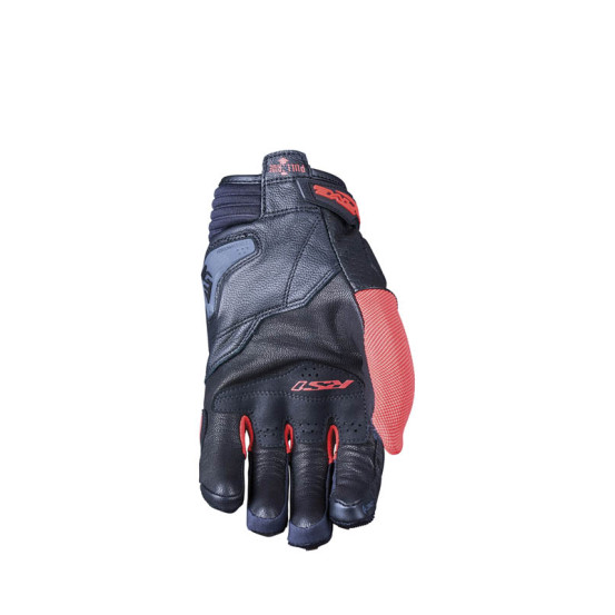 Gants moto Route Sport Five RS1 - Noir Rouge Fluo