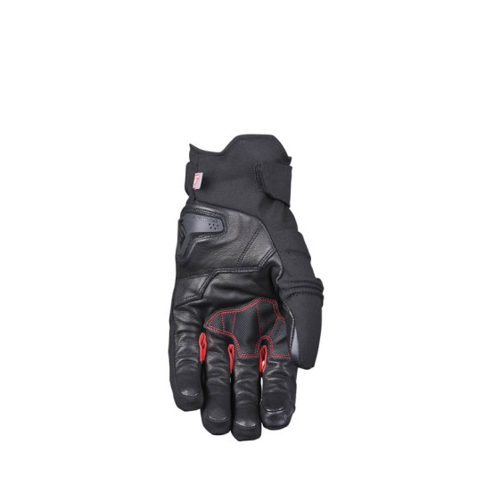 Gants moto Route Waterproof Five Boxer Evo WP - Noir Rouge Fluo