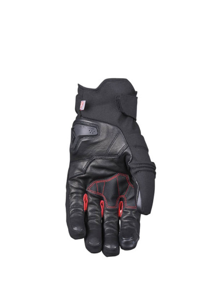 Gants moto Route Waterproof Five Boxer Evo WP - Noir Rouge Fluo