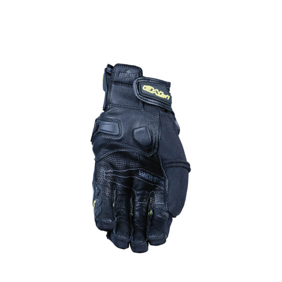 Gants moto Route Waterproof Five X-RIDER WP - Noir Jaune Fluo