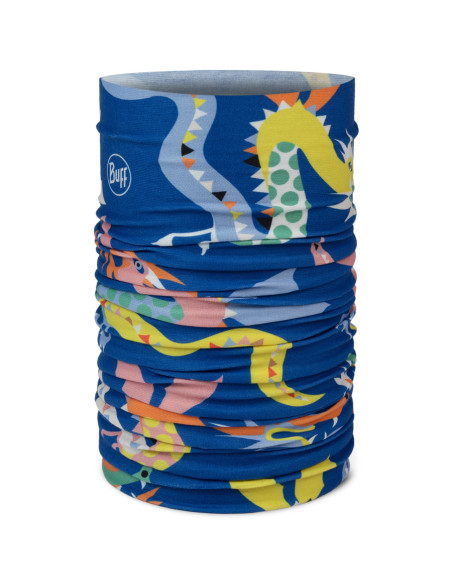Tour de cou BUFF Enfant Original EcoStretch - Lutky Bleu Cobalt