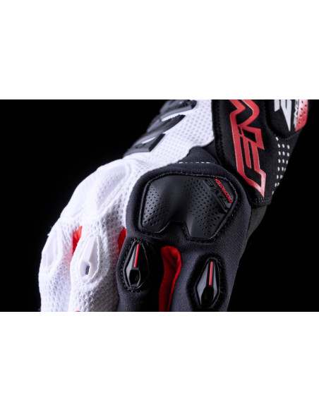 Gants Cross Five E2 - Blanc Noir Rouge
