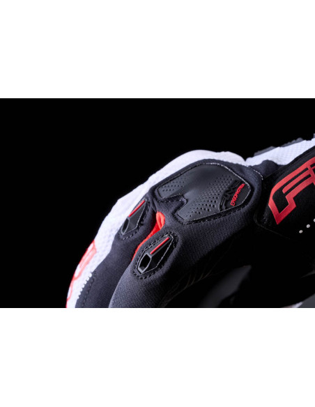 Gants Cross Five E2 - Blanc Noir Rouge