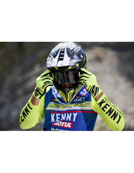 Gants Cross Five E3 Evo - Jaune Fluo